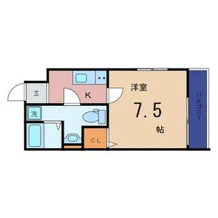 ドゥエリング千林商店街【3階】の間取り