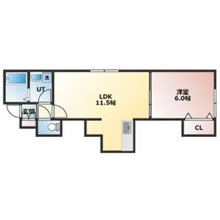 ティマイオス【201号室】の間取り