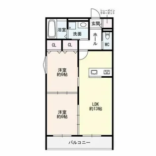 兵庫県尼崎市稲葉荘1丁目【アパート】の間取り