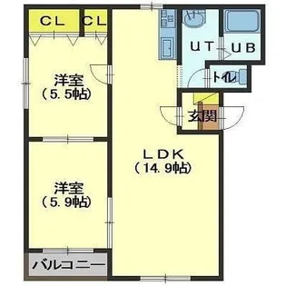 MS.プロスパー【301号室】の間取り