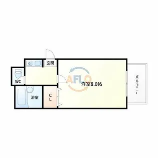 セントラル淀川【2階】の間取り