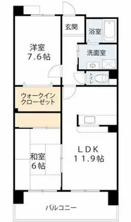 メイビスタ大淀【2階】の間取り