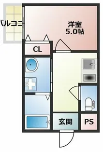 SunMark平尾駅前【4階】の間取り