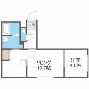 リヴェルテ栄通【201号室】の間取り