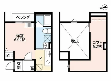 大阪府堺市堺区昭和通2丁【アパート】の間取り