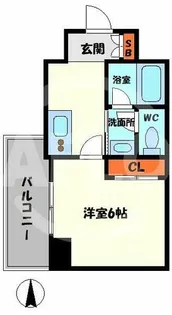 セルン新町【6階】の間取り