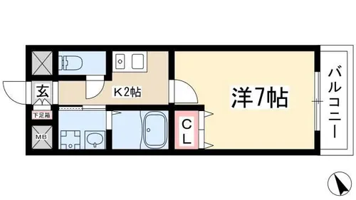 GreenGables【2階】の間取り