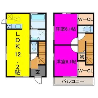 メゾン・ド・ルポ【1階】の間取り