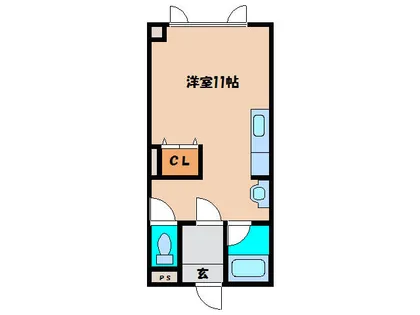 アールズコート美原Ⅱ【302号室】の間取り