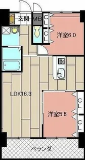 MDIシエルコンティーレ曽根北町【9階】の間取り