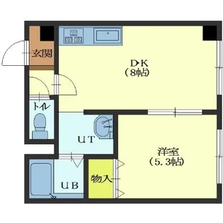 AVANT GARDEⅠ【203号室】の間取り