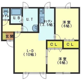 壱番館【1階】の間取り