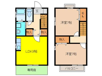 マリエート【1階】の間取り