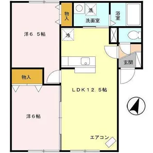ウィルモアレラ【103号室】の間取り