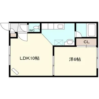 のっぽろハイツ【105号室】の間取り