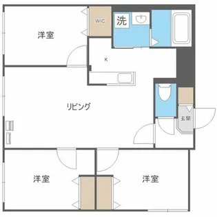 SILENT HILLS【103号室】の間取り