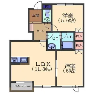 コンフォート日吉【103号室】の間取り
