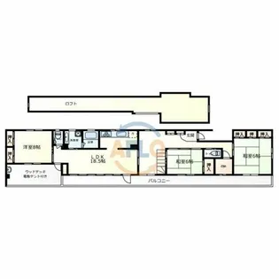NS上町セブン【7階】の間取り