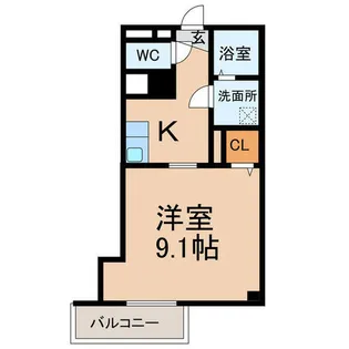 ステージ中央【2階】の間取り