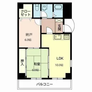 アンソレイユK【0105号室】の間取り