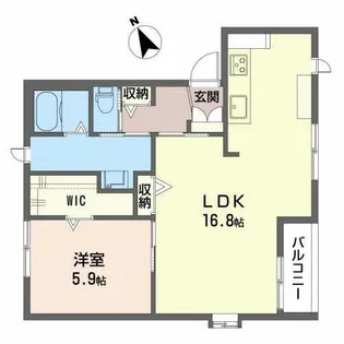 ハイツダイショウII【0202号室】の間取り