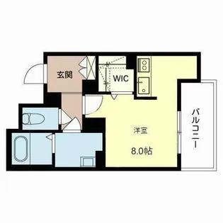 1Rの間取り画像