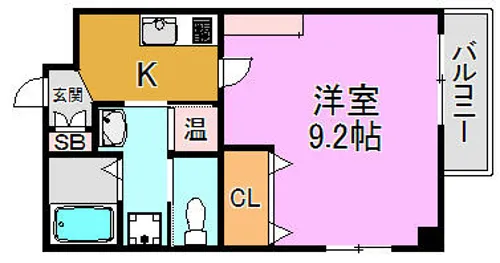 エヌエムトラントシス【2階】の間取り