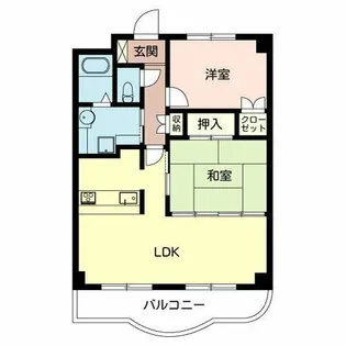 ベルドミール栗東【0302号室】の間取り