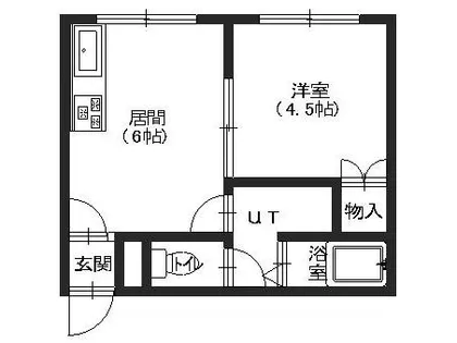 ピアパレス白鳥【204号室】の間取り