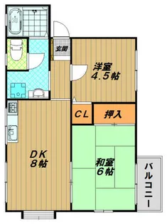 兵庫県神戸市長田区二葉町8丁目【アパート】の間取り