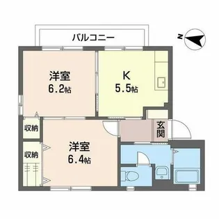 フォレスト II棟【2階】の間取り