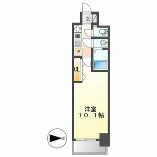 プレサンス丸の内フォート【3階】の間取り