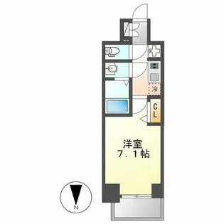 プレサンスTHE久屋大通レジェンド【9階】の間取り