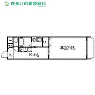 愛知県岡崎市大和町字西島【マンション】の間取り