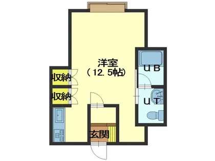 Uコートアネックス【206号室】の間取り