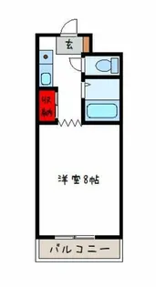 リトルパレス【1階】の間取り