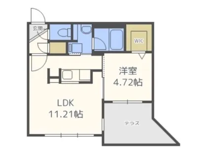 CREA中の島【1階】の間取り
