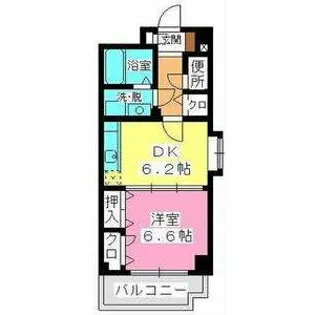 セトル吉塚【4階】の間取り