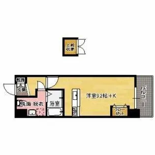 No.70 HARBOR SOUTH TOWER【7階】の間取り