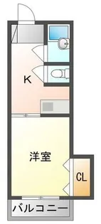 大和田ハイツ【3階】の間取り