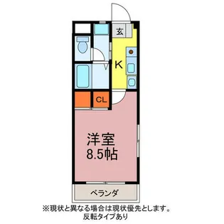 フレスコ・ペルラ【1階】の間取り