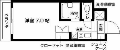 M’s cube【3階】の間取り