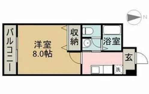 ルミエール・E【1階】の間取り