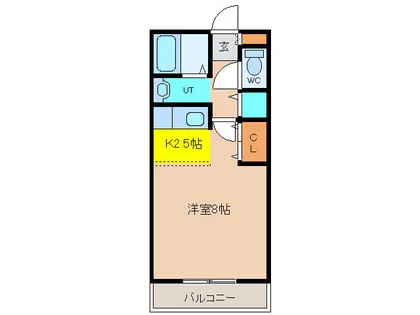 ダイワパレス函館【203号室】の間取り