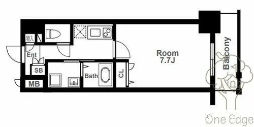 La Douceur梅田East【13階】の間取り