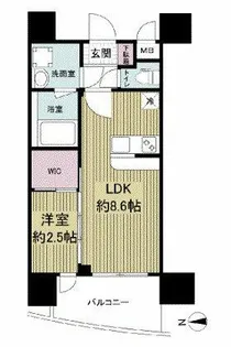 セレニテ中崎町リアン【6階】の間取り