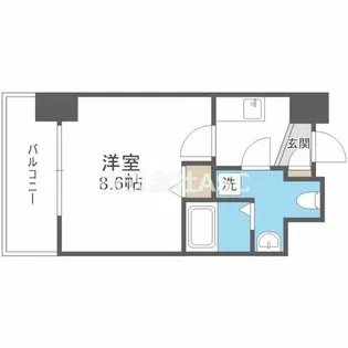 SERENiTE日本橋SUD【11階】の間取り