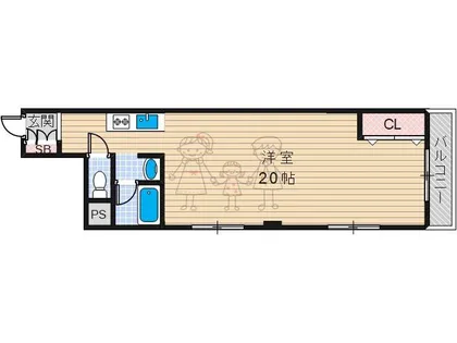 ホリーハイツ【2階】の間取り