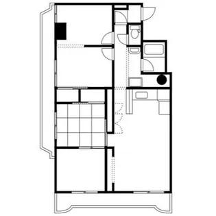 第2宏友ハイツ【6階】の間取り