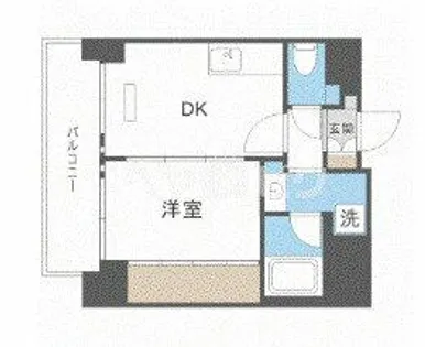 エステムコート難波VIエント【1103号室】の間取り